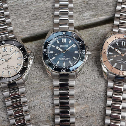 Seiko Prospex SPB483J1 Octagonal Bezel Blue Dial Stainless Steel Strap