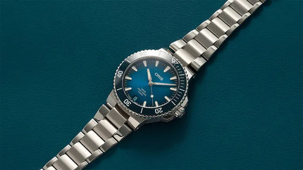 Oris Aquis Date 01-400-7790-4135-07-8-23-02PEB Calibre 400 Blue Dial Stainless Steel Strap