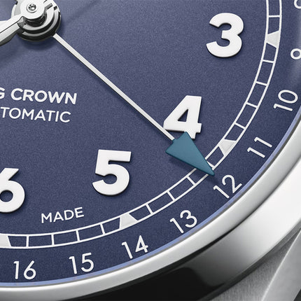 Oris Big Crown 01-754-7798-4068-07-8-20-06 Pointer Date Purple Matte Dial Stainless Steel Strap