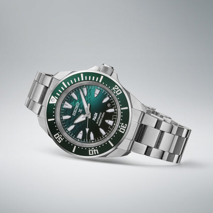 Seiko Prospex SRPL53K1 Diver Shog-Urai Emerald Green Dial Stainless Steel Strap PADI Special Edition