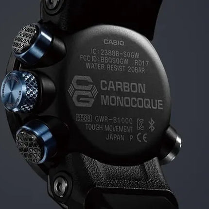 Casio G-Shock Gravitymaster GWR-B1000-1A1DR Master Of G Air Black Dial Black Resin Strap