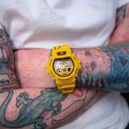 Casio G-Shock X Ed Sheeran For Hodinkee DW-6900ESC239 Digital Dial Yellow Resin Band