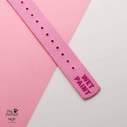 Seiko 5 Sports x Pink Panther SRPM07K1 Pink Dial Stainless Strap Limited Edition + Extra Strap