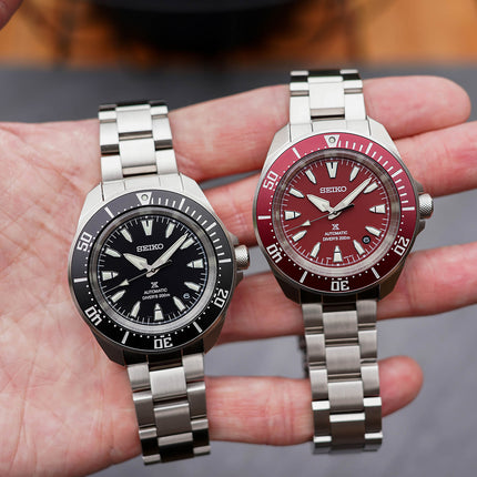Seiko Prospex SRPL11K1 Diver Samurai Shog-Urai Red Dial Stainless Steel Strap