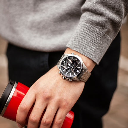Casio Edifice ECB-30D-1ADF Smartphone Link Model Digital Analog Dial Stainless Steel Band