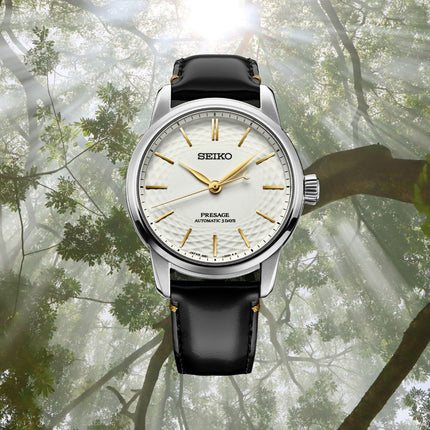 Seiko Presage SPB497J1 Craftsmanship Unglazed Arita Porcelain Dial Leather Strap Limited Edition