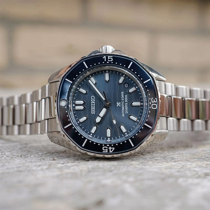 Seiko Prospex SPB483J1 Octagonal Bezel Blue Dial Stainless Steel Strap