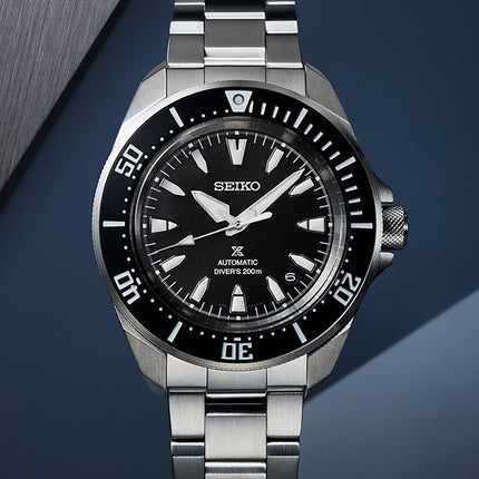 Seiko Prospex SRPL13K1 Diver Samurai Shog-Urai Black Dial Stainless Steel Strap