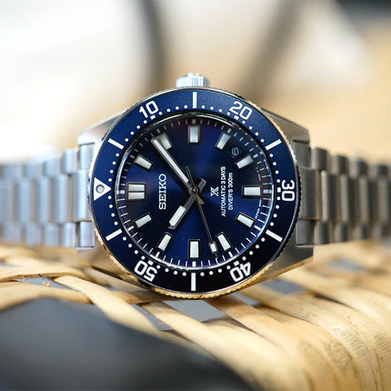 Seiko Prospex SPB451J1 New 62MAS 1965 Diver Facelift Blue Dial Stainless Steel Strap