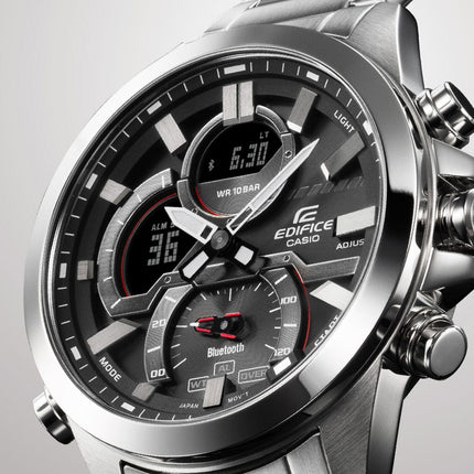 Casio Edifice ECB-30D-1ADF Smartphone Link Model Digital Analog Dial Stainless Steel Band