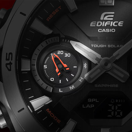 Casio Edifice ECB-2300DC-1ADF Sospensione Digital Analog Dial Black Stainless Steel Band (JDM)
