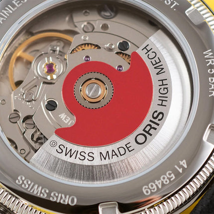 Oris Big Crown 01-754-7779-4061-07-5-19-25 Pointer Date Bullseye Multicoloured Dial Leather Strap