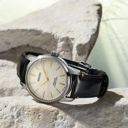 Seiko Presage SPB497J1 Craftsmanship Unglazed Arita Porcelain Dial Leather Strap Limited Edition