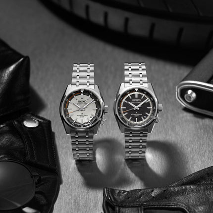 Seiko Prospex SPB513J1 Speedtimer 6R Compact Countdown In Grey-White Contras Stainless Steel Strap