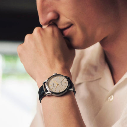 Seiko Presage SPB497J1 Craftsmanship Unglazed Arita Porcelain Dial Leather Strap Limited Edition