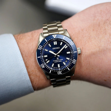 Seiko Prospex SPB451J1 New 62MAS 1965 Diver Facelift Blue Dial Stainless Steel Strap