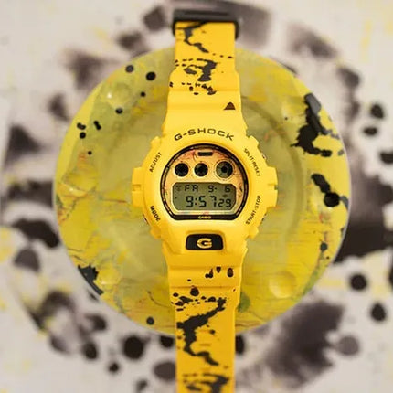 Casio G-Shock X Ed Sheeran For Hodinkee DW-6900ESC239 Digital Dial Yellow Resin Band
