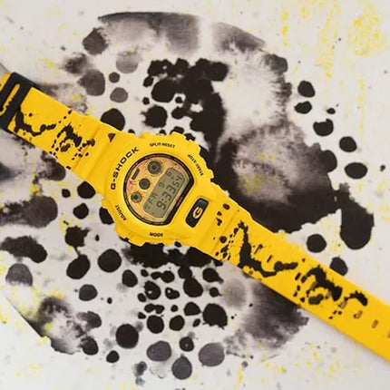Casio G-Shock X Ed Sheeran For Hodinkee DW-6900ESC239 Digital Dial Yellow Resin Band