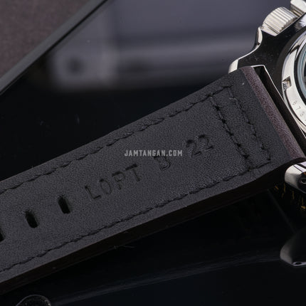 Seiko 5 Sports SSK036K1 SKX Series Automatic GMT Black Dial Brown Leather Strap