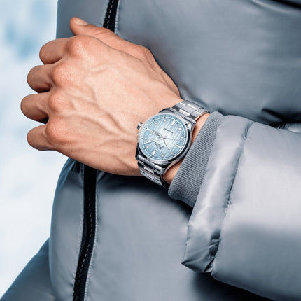 MIDO Multifort M M038.430.11.041.00 Automatic Blue Gradient Dial Stainless Steel Strap