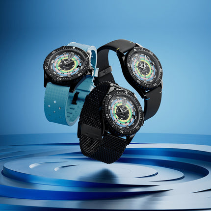 MIDO Ocean Star M026.807.33.051.00 Decompression Timer 1961 Mesh Strap Limited Edition + Extra Strap