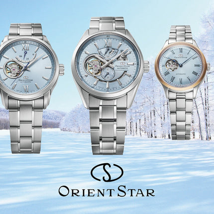 Orient Star Contemporary RK-AV0127L Moving Blue Sky Blue Dial St. Steel Strap Limited Edition (JDM)