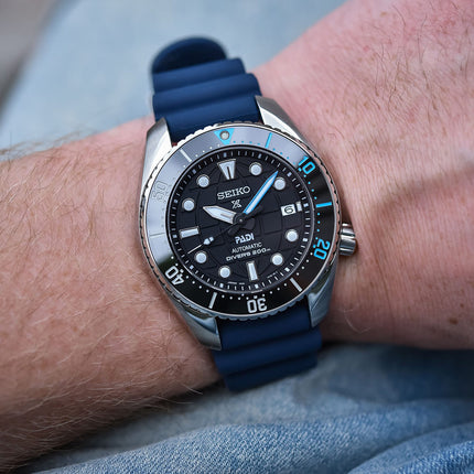 Seiko Prospex SPB325J1 King Sumo Automatic Divers Black Dial Silicone Strap PADI Special Edition