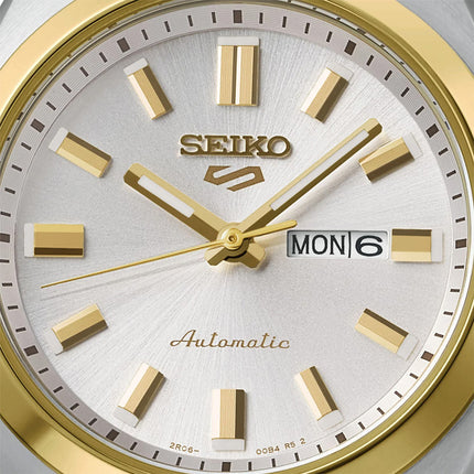 Seiko 5 Sport SRE024K1 Hebitama SNXS Series Ladies Mixed Metal Dial Dual Tone Stainless Steel Strap