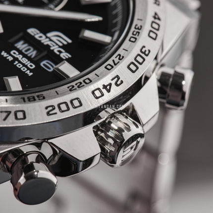 Casio Edifice EFR-574D-1AVUDF Chronograph Black Dial Stainless Steel Band