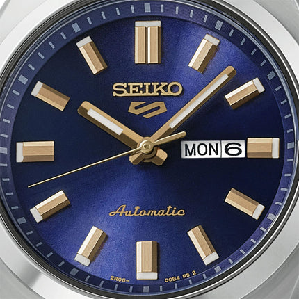 Seiko 5 Sport SRE021K1 Hebitama SNXS Series Ladies Denim Blue Dial Stainless Steel Strap