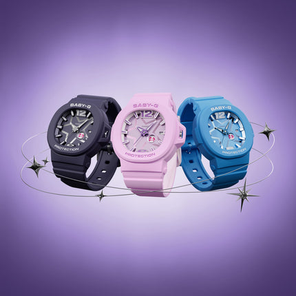 Casio Baby-G BGA-10D-2A2DR Pop Spacious Series Analog Dial Blue Resin Band