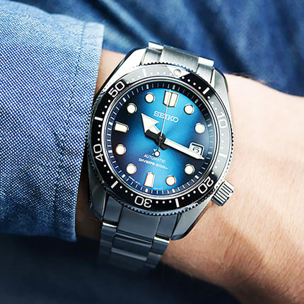 Seiko Prospex SPB083J1 Great Blue Hole 1968 Blue Dial St. Steel Strap SPECIAL EDITION + Extra Strap