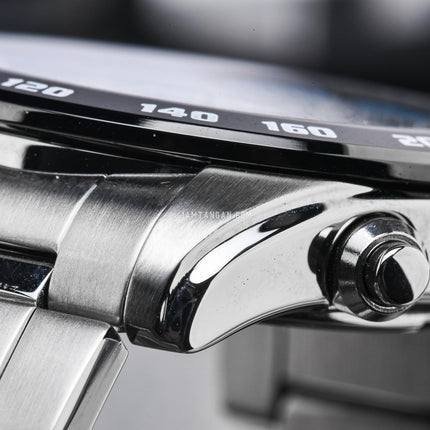 Seiko Solar SSC121P1 Chronograph Silver Dial Stainless Steel Strap