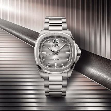 MIDO Multifort TV Big Date M049.526.44.081.00 Men Silver Dial Titanium Strap