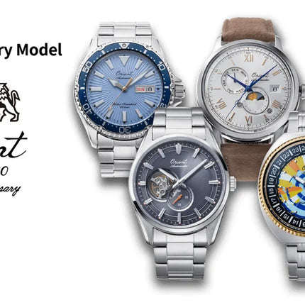 Orient Contemporary RA-AC0R04N 75th Anniversary Stretto Date Metal Strap Limited Edition