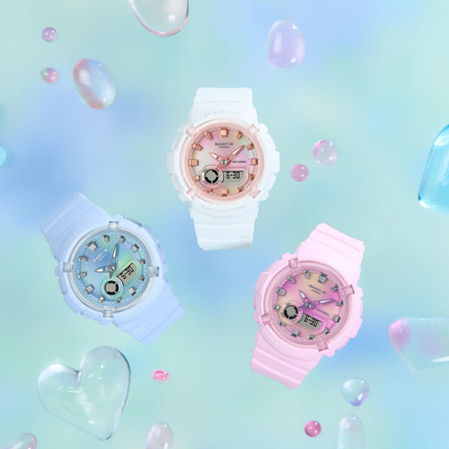 Casio Baby-G BGA-280TD-4ADR Tie Dye Digital Analog Dial Pink Resin Band