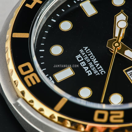 Alba Mechanical AL4250X1 Automatic Man Black Dial Black Rubber Strap