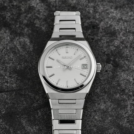 Seiko Ladies SUR573P1 Discover More Silver Dial Stainless Steel Strap