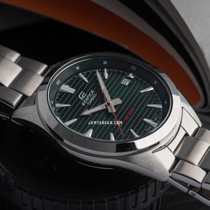 Casio Edifice EFV-140D-3AVUDF Green Dial Stainless Steel Strap