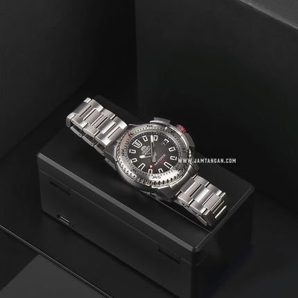 Orient M-Force RA-AC0N01B Automatic Men Black Dial Stainless Steel Strap