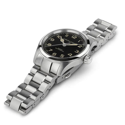 Hamilton Khaki Field H70405130 Murph 38mm Automatic Black Dial Stainless Steel Strap