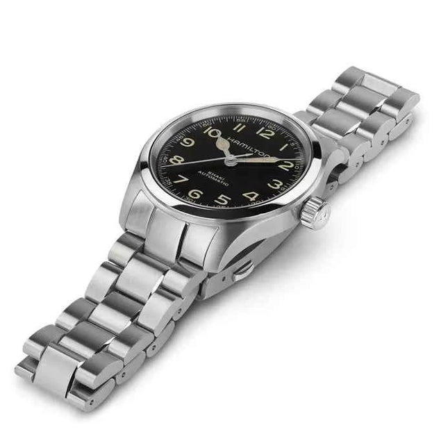 Hamilton Khaki Field H70405130 Murph 38mm Automatic Black Dial Stainless Steel Strap