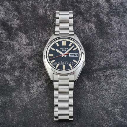 Seiko 5 Sports SRPK89K1 SNXS Series Men Black Dial Stainless Steel Strap