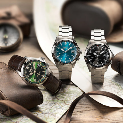 Seiko Prospex SPB503J1 Alpinist Automatic Tealpine Blue Dial Stainless Steel Strap