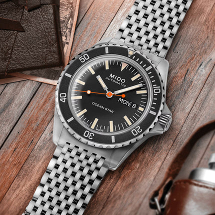 MIDO Ocean Star M026.830.11.051.00 Tribute 75th Anniversary Black Dial St. Steel SPECIAL EDITION