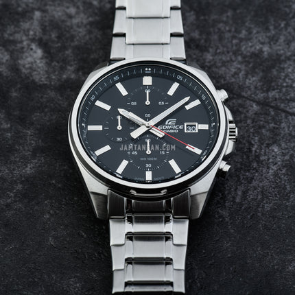 Casio Edifice EFV-610D-1AVUDF Chronograph Men Black Dial Stainless Steel Band