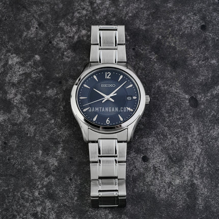 Seiko Classic SUR419P1 Discover More Blue Dial Stainless Steel Strap