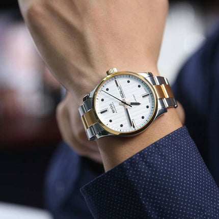 MIDO Multifort M005.430.22.031.80 Automatic Silver Dial Dual Tone Stainless Steel Strap