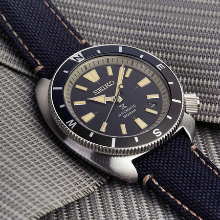 Seiko Prospex SRPG15K1 Tortoise Land Automatic Blue Dial Blue Polyester Strap