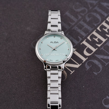 Alba Fashion ARX151X1 Ladies Light Blue Dial Stainless Steel Strap